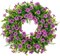 Artificial Daisy Wreath, Wildflower Spring Summer Artificial Silk Wreath for The Front Door by Pure Garden, Home Wall Wedding Festival Farmhouse Holiday Decor